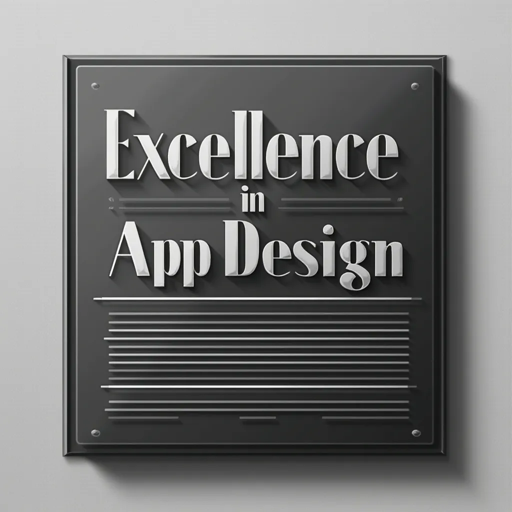 Design Excellence Plaque.
