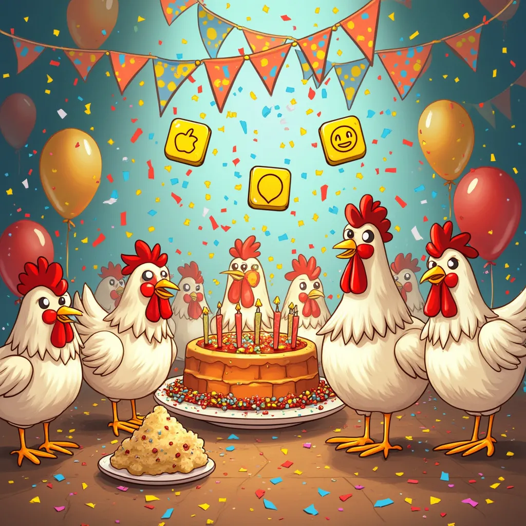 Large image of the Chicken Road app launch party.